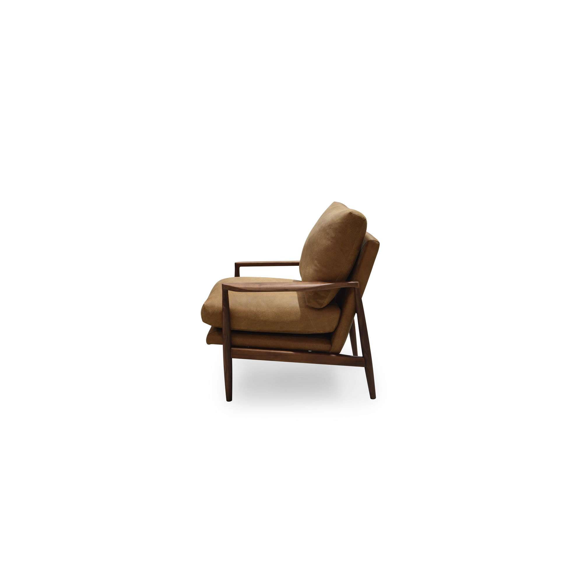 Arturo Accent Chair Tan, by Moe's Home, 29" width x 35" height x 33" depth View 4