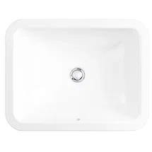 Online Designer Bathroom K-20000-0 Caxton™ Kohler Rectangle 20-1/4" Undermount Bathroom Sink with Overflow