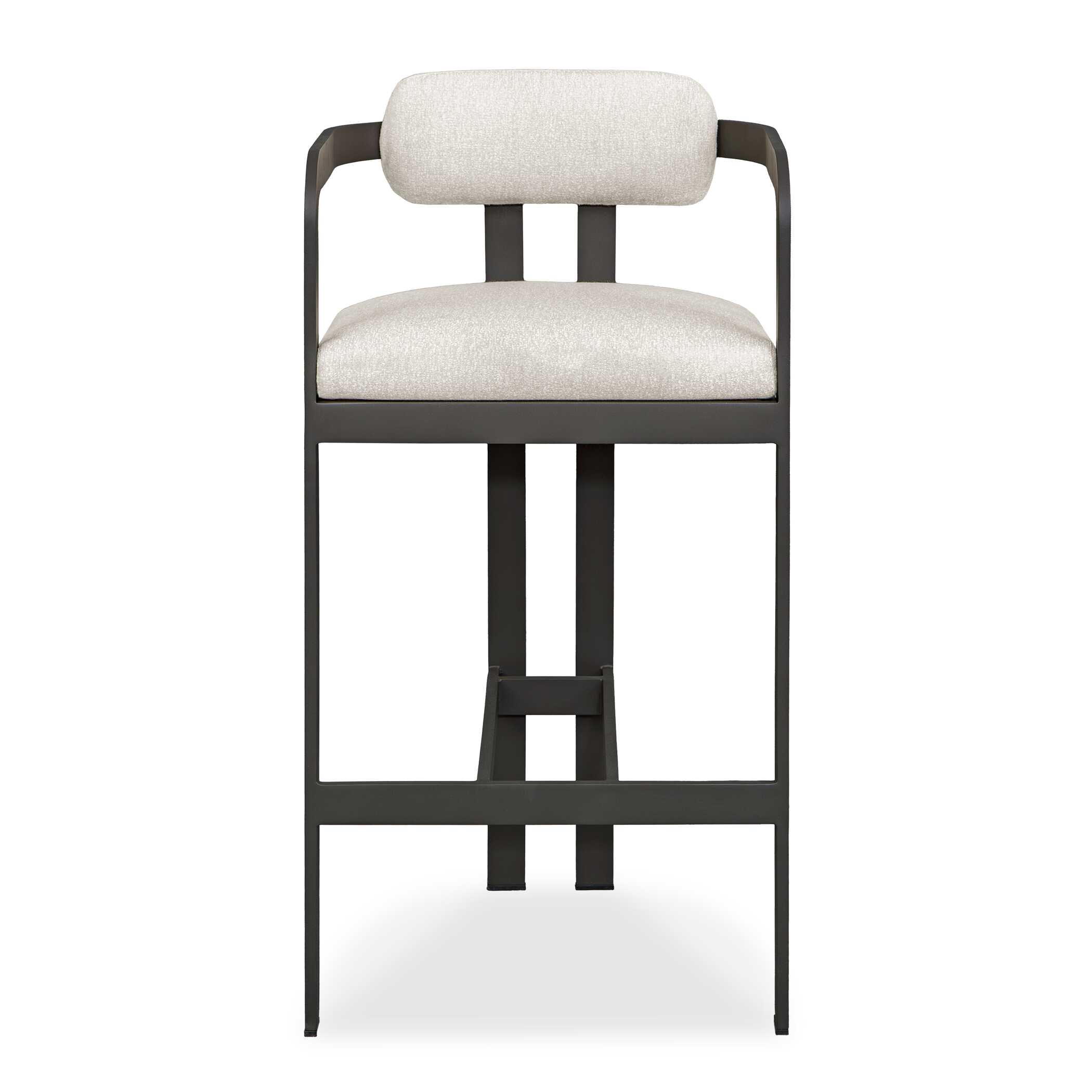 Kalmar Outdoor Bar Stool, Furniture by Uttermost, 20" width x 40.2" height x 20" depth View 1