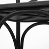 Etienne Low Back 26.25in Seat Counter Stool | Black Wood with Metal, Counter & Bar Stool by Mercana, 20.3" length x 22" width x 41.5" height thumbnail 10