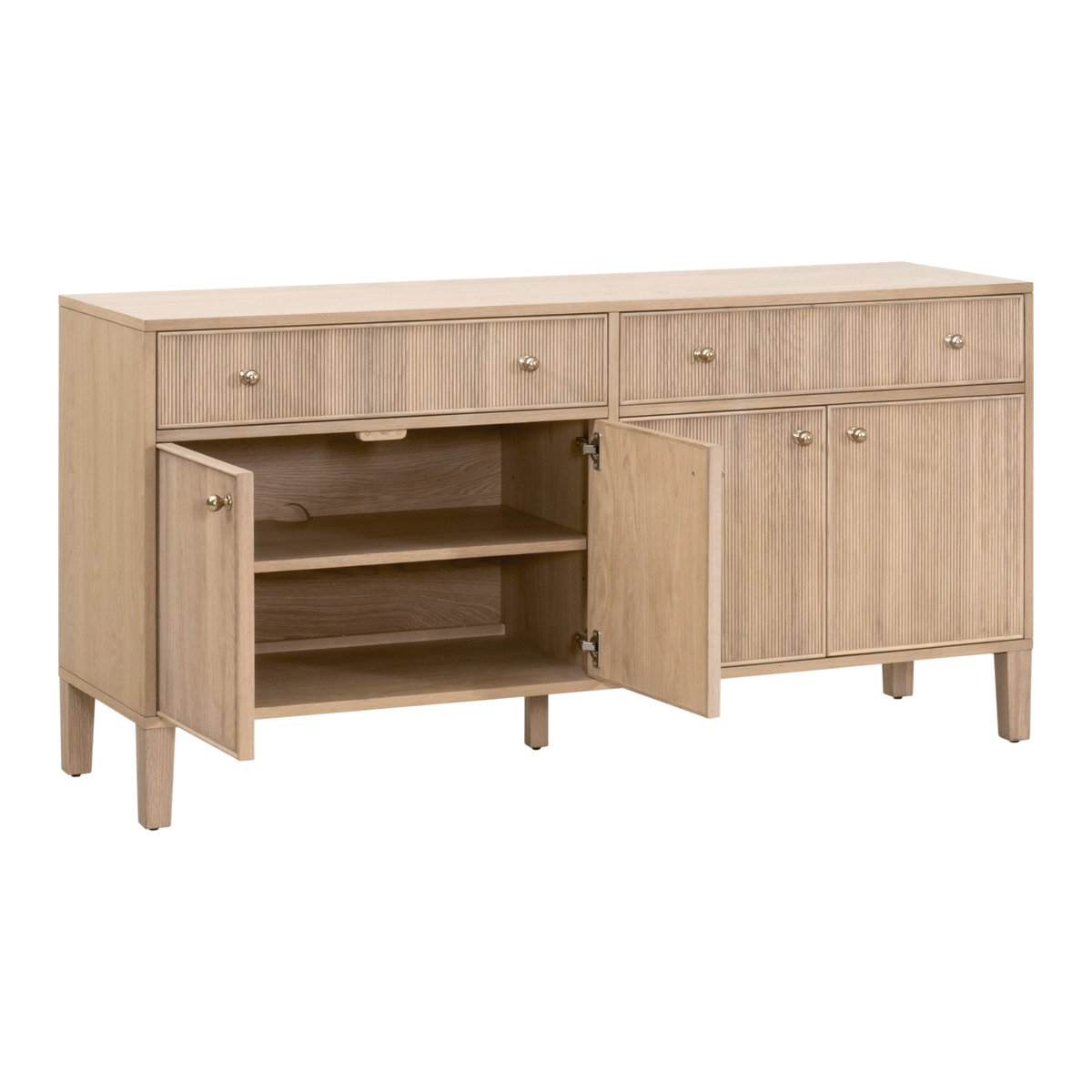 Highland Media Sideboard, Cabinets & Sideboard by Essentials for Living, 63" width x 31.5" height x 18" depth View 7