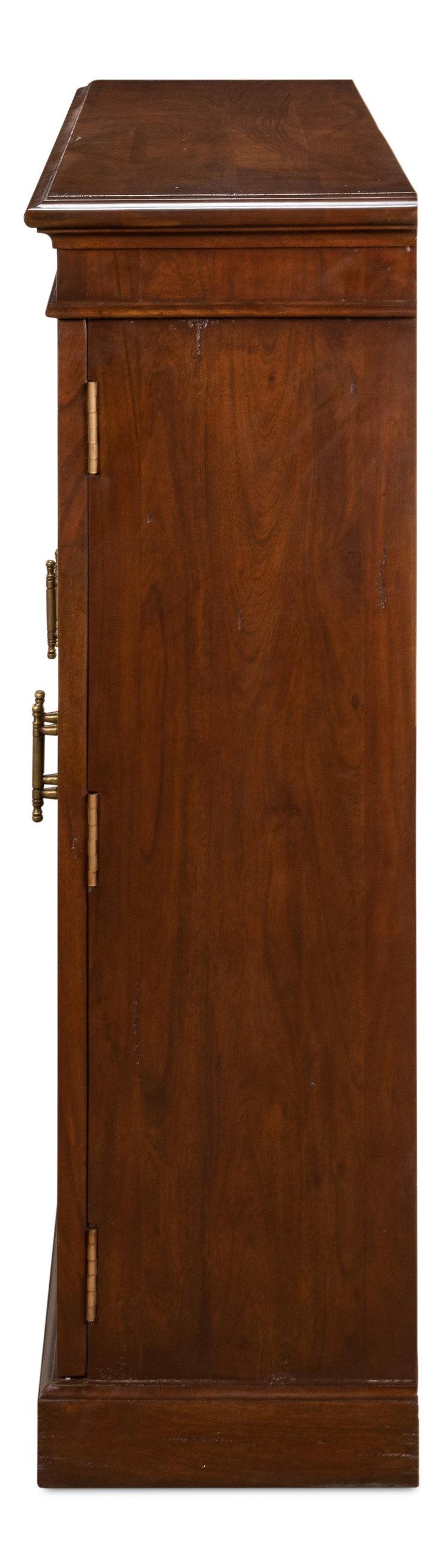 Carmel-By-The-Sea Bookcase  Cognac, by Sarreid, 1'1" length x 5'7" width x 3'7" height View 3