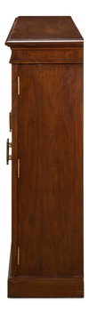 Carmel-By-The-Sea Bookcase  Cognac, by Sarreid, 1'1" length x 5'7" width x 3'7" height thumbnail 3