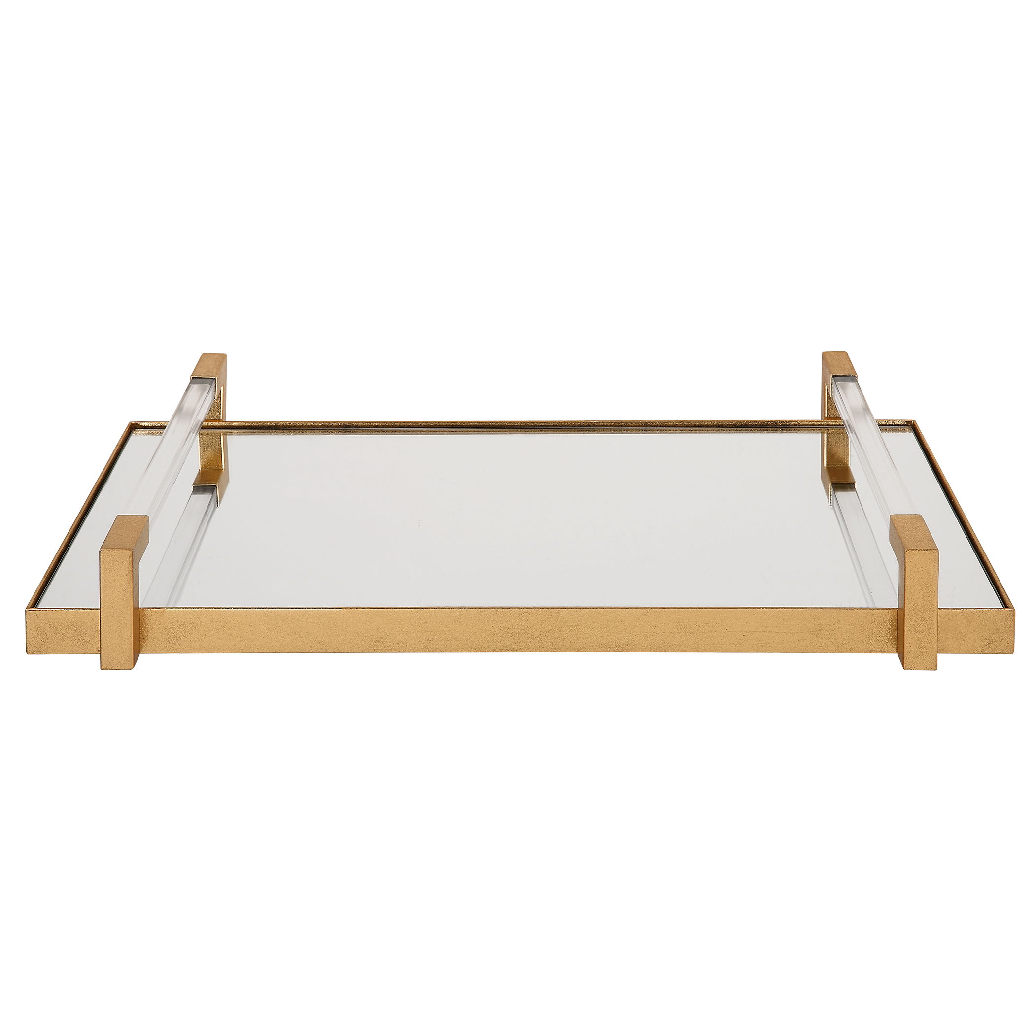 Deki Gold Mirrored Tray large image 