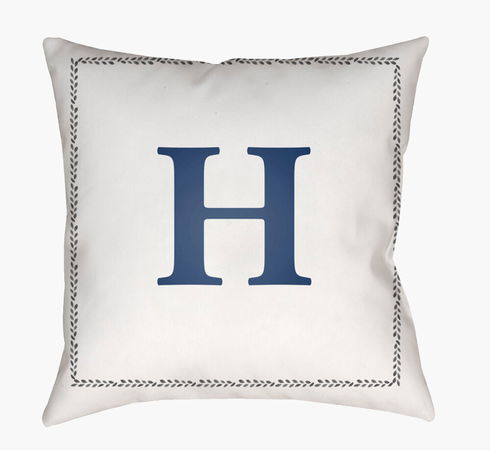 Initials Accent Pillow
