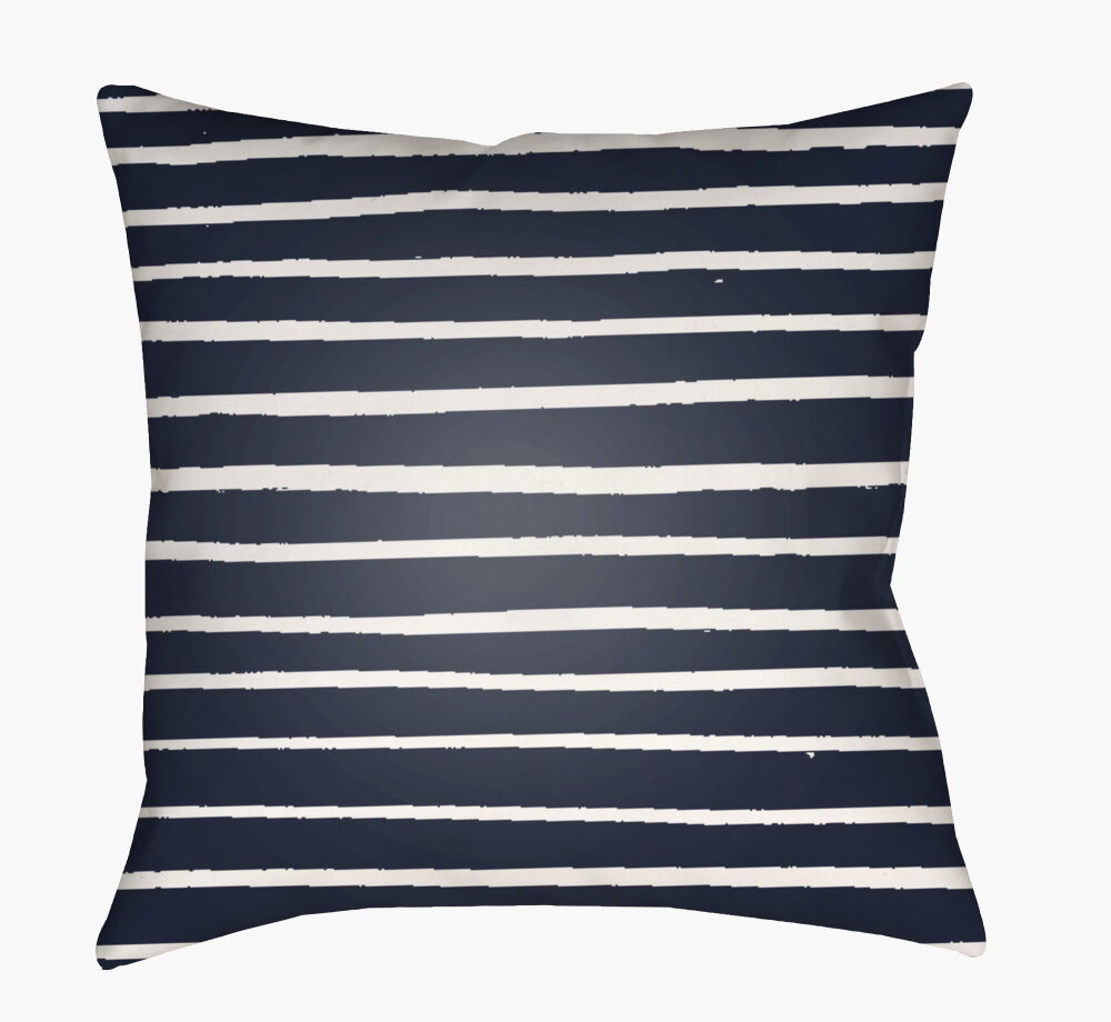 Stripes Accent Pillow, Decorative Pillow by Surya, 20" length x 20" width