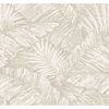 Palm Cove Toile White & Taupe Wallpaper thumbnail 0