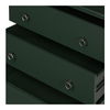 Reagan 3 Drawer Nightstand Deep Green, by Moe's Home, 31" width x 30.25" height x 18.5" depth thumbnail 6
