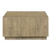 Jasper Coffee Table Natural, by Moe's Home, 31.5" width x 16" height x 31.5" depth thumbnail 1