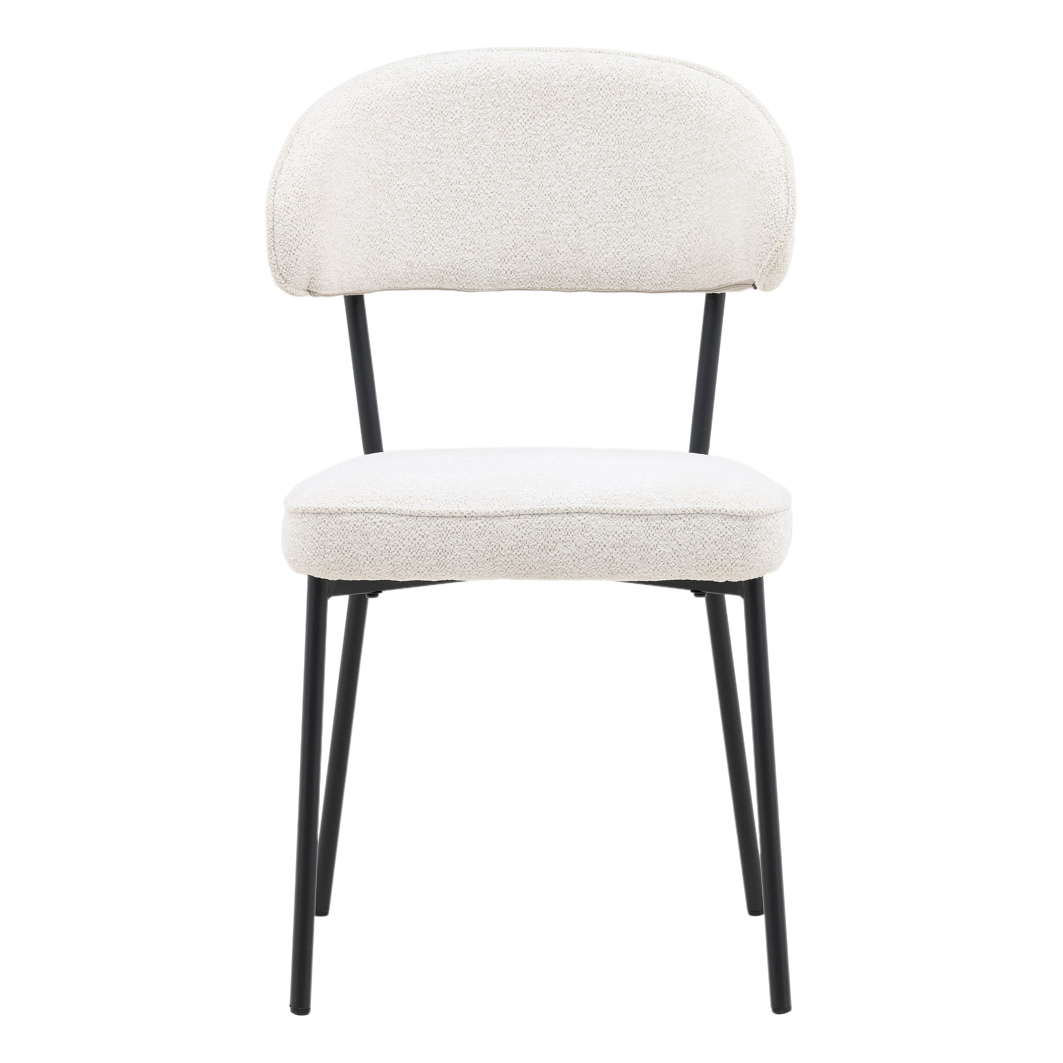 Mira Dining Chair Set of 2 Cream large image 