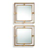 Allick Gold Square Mirrors S/2 thumbnail 0