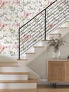 Blossom Branches White & Red Wallpaper thumbnail 1
