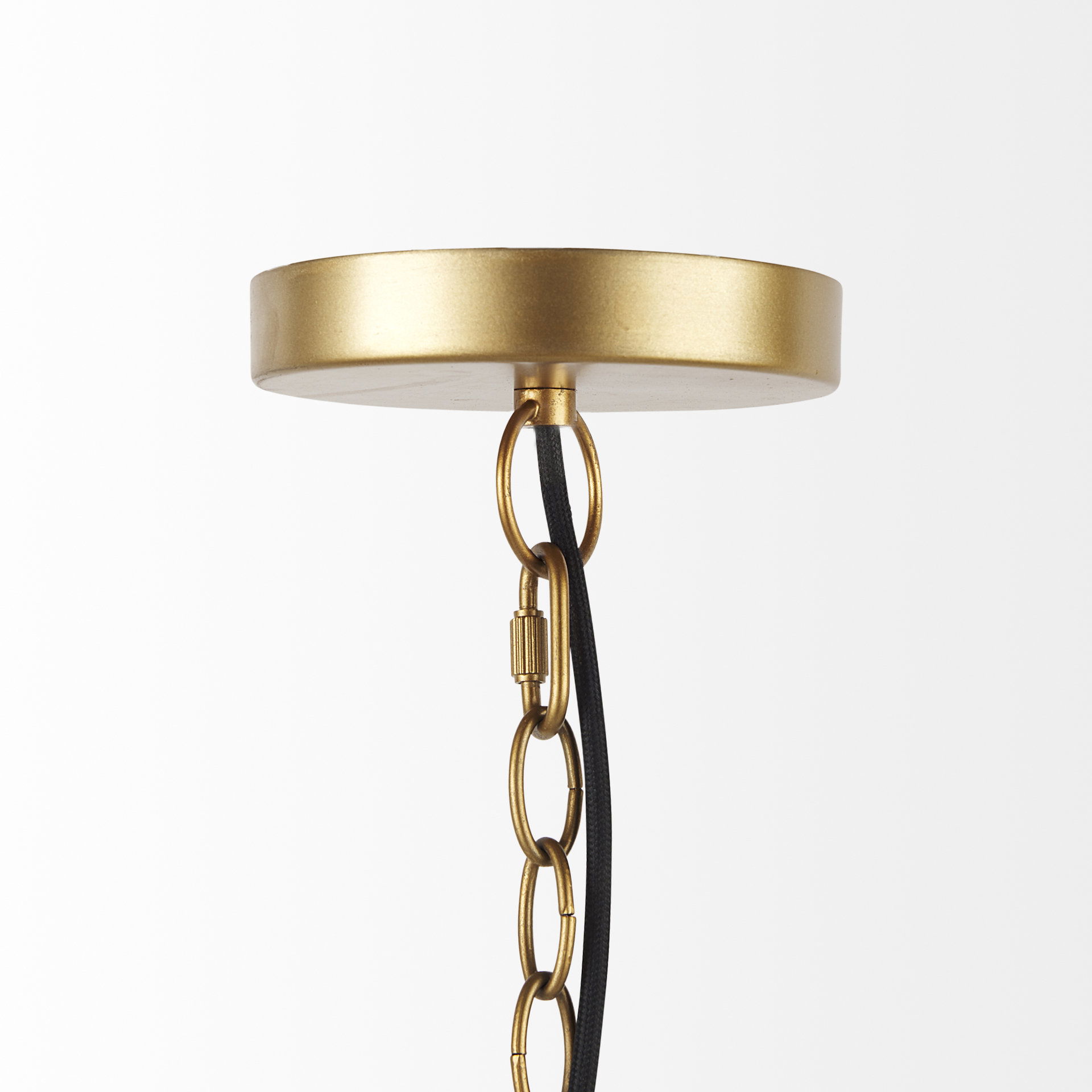Campanile  Brown Whicker Pendant Light large image 