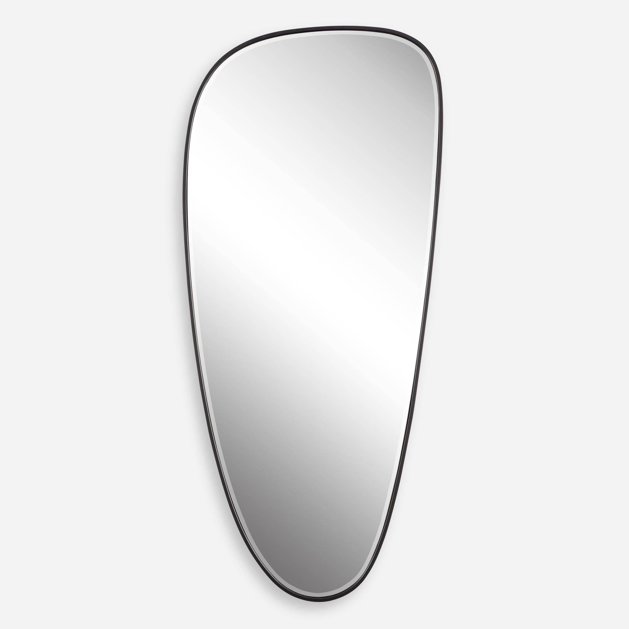 Olona Asymmetrical Modern Mirror, by Uttermost, 27" width x 60" height x 1" depth View 1