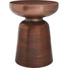 Arthur Accent Table Antique Copper, Side & End Table by Moe's Home, 15" width x 19" height x 15" depth thumbnail 1