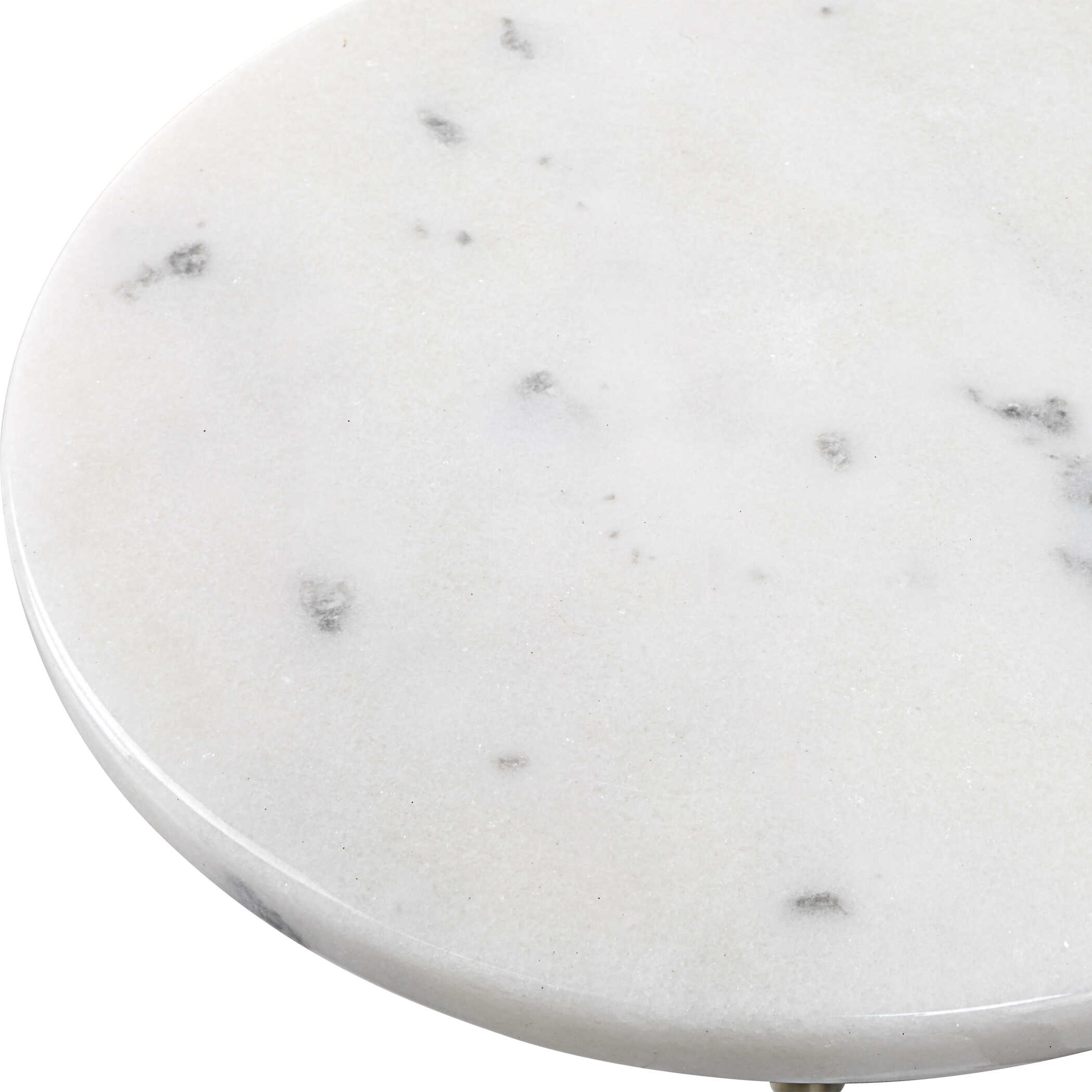 Sentry White Marble Accent Table large image 