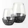 Reena II Large Black Woven Metal Base Table Candle Holder, Candles & Candle Holder by Mercana, 7.68" length x 7.68" width x 9.84" height thumbnail 5