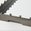 Elio  Gun Metal Gray Metal with Studs and Mirrored Bottom Rectangle Tray thumbnail 5