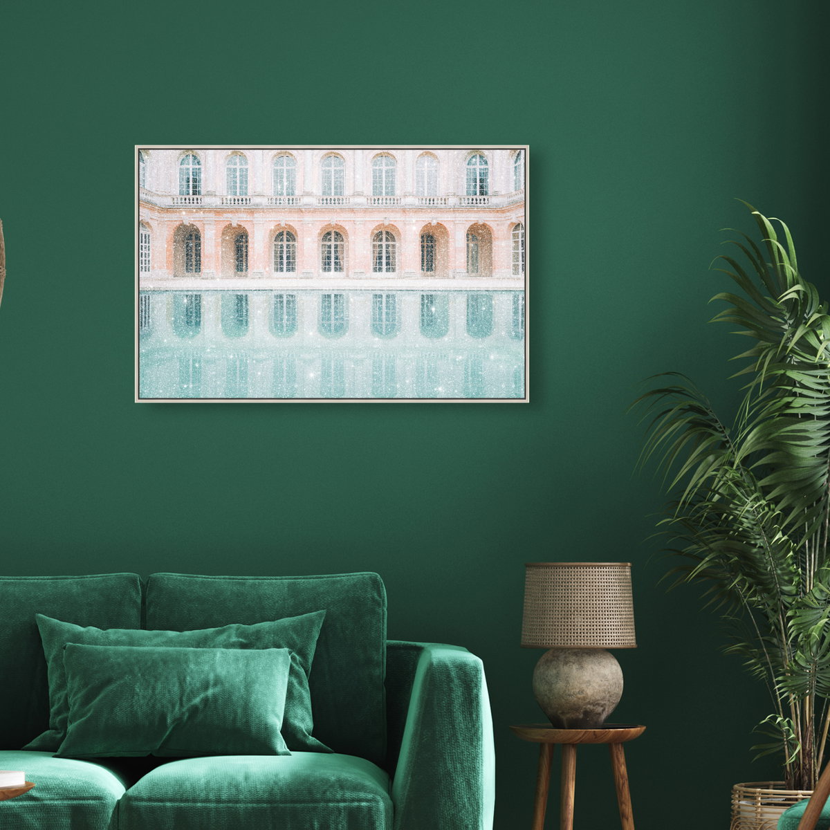 Palace Dreamy Pond (Diamond Dust), Art by Oliver Gal,  36x24 View 3