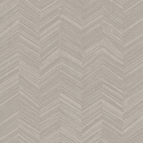 Raised Chevron Taupe Wallpaper