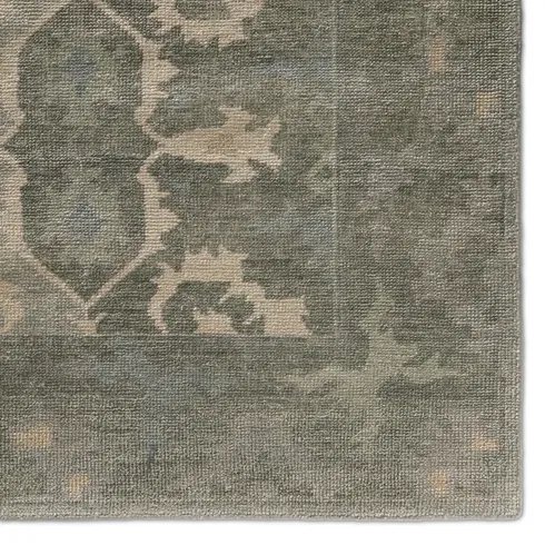 Jaipur Living Modify KAI12 Handknotted Medallion Sage and Gray Area Rug (10