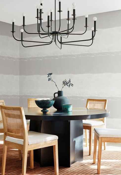 Ink Wash Grey Wallpaper