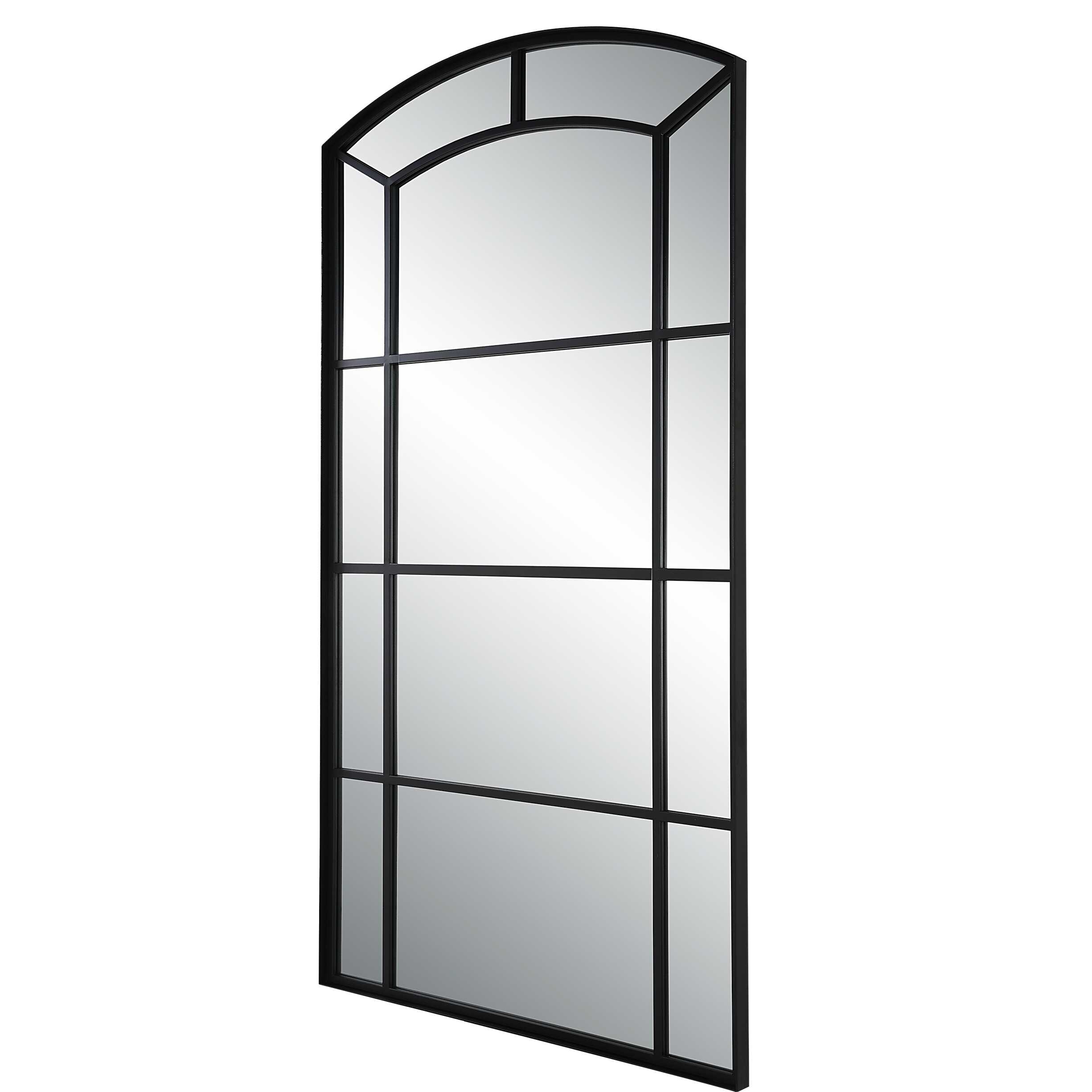 Camber Oversized Arch Mirror, by Uttermost, 42.12" width x 81.75" height x 1.62" depth View 6