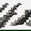 Daydreaming Frogs Aged Silver Bookends Set/2 thumbnail 0