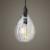 Campester 1 Light Watered Glass Mini Pendant thumbnail 1