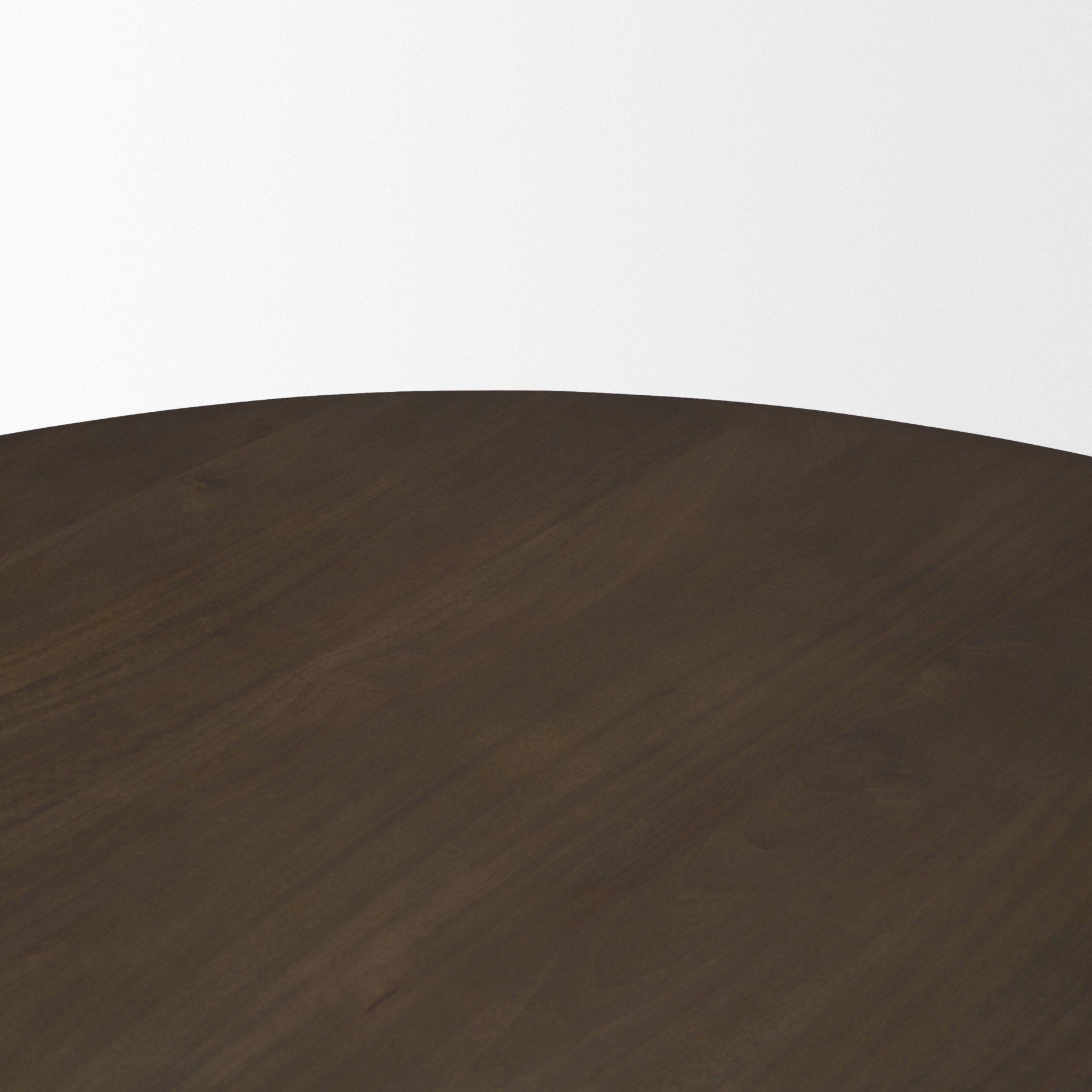 Jovani 60' Solid Dark Brown Mango Wood Round Dining Table, by Mercana, 60" length x 60" width x 30" height View 8