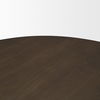 Jovani 60' Solid Dark Brown Mango Wood Round Dining Table, by Mercana, 60" length x 60" width x 30" height thumbnail 8