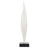 Fluid Drop White Stone Sculpture, Figurines & Statue by Uttermost, 5" width x 24.25" height x 5" depth thumbnail 6