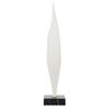 Fluid Drop White Stone Sculpture, Figurines & Statue by Uttermost, 5" width x 24.25" height x 5" depth thumbnail 6