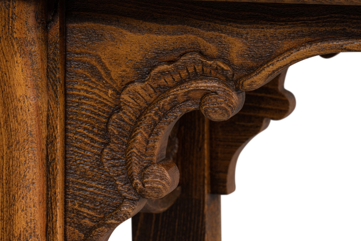 Equestrian Console Table, by Sarreid, 1'3" length x 6'4" width x 2'8" height View 7