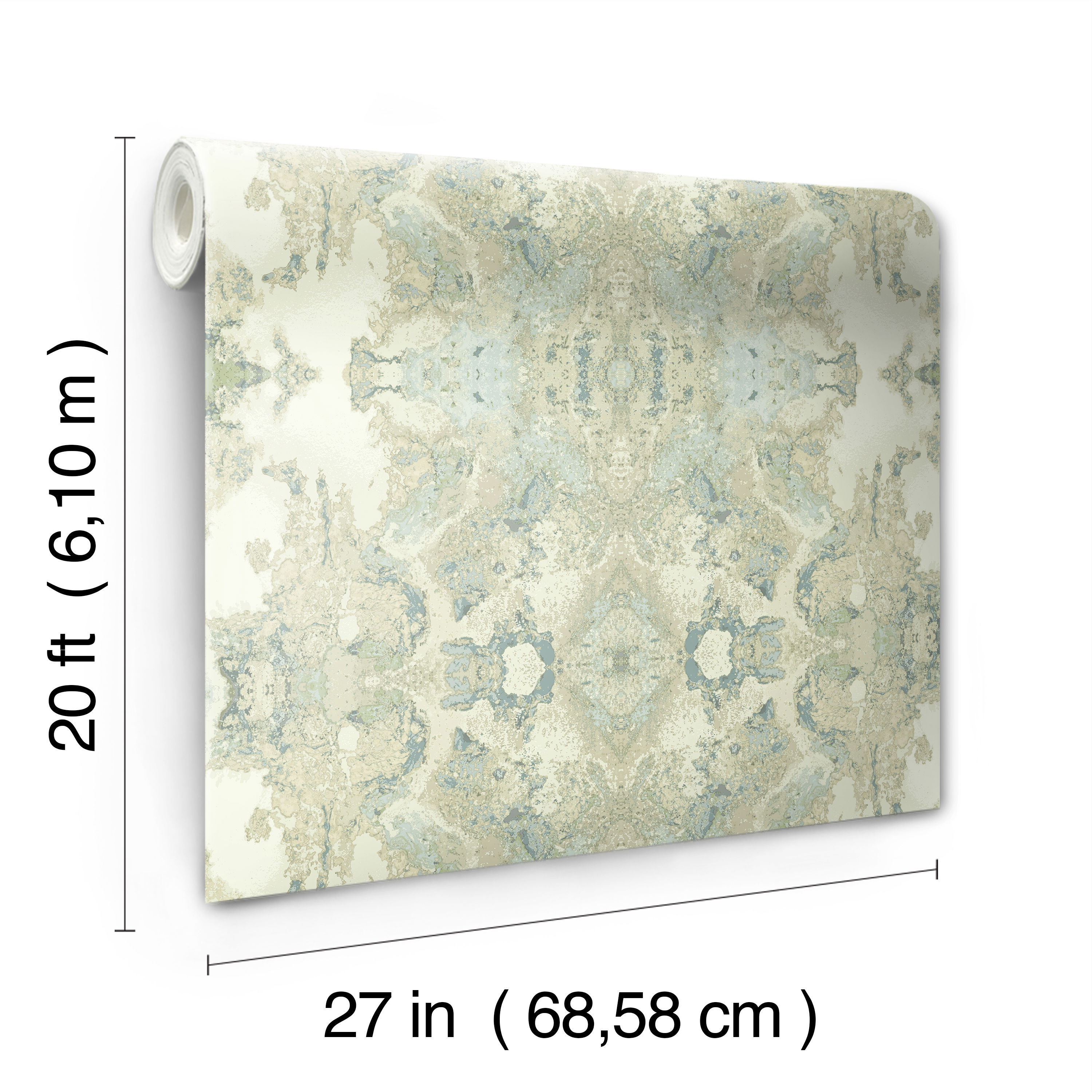 Inner Beauty Pink Peel & Stick Wallpaper, by York Wall, 20' length x 2'3" width x 0.02" depth View 8