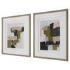 COLOR BLOCK FRAMED PRINTS, S/2, Painting by Uttermost, 26.5" width x 30.5" height x 1" depth thumbnail 5