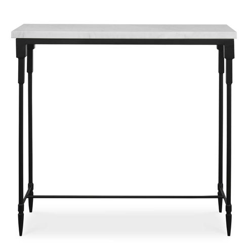 Bourges White Marble Console Table