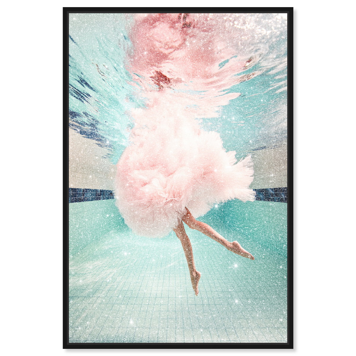 Aquatic Ballerina I (Diamond Dust), Art by Oliver Gal,  20x30 View 1
