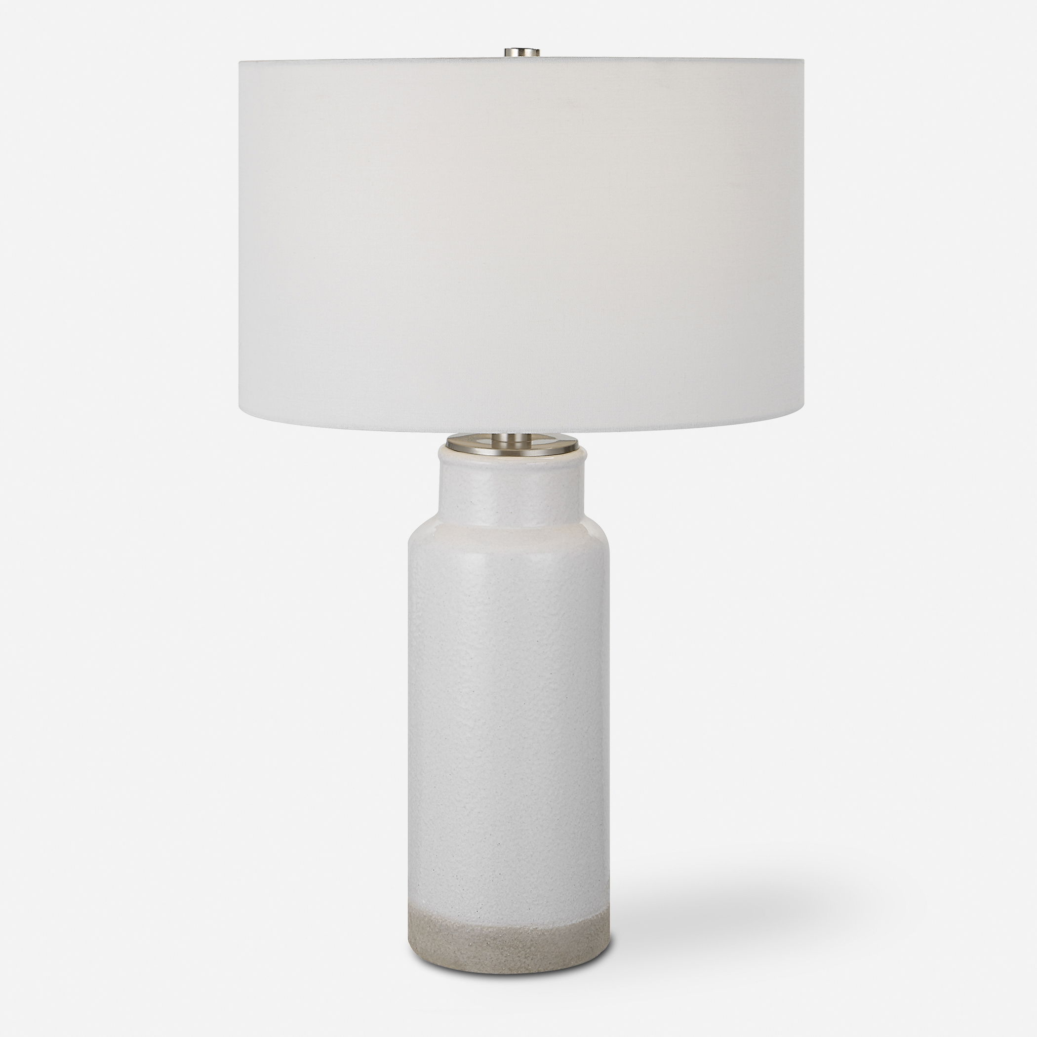 Albany White Farmhouse Table Lamp large image 