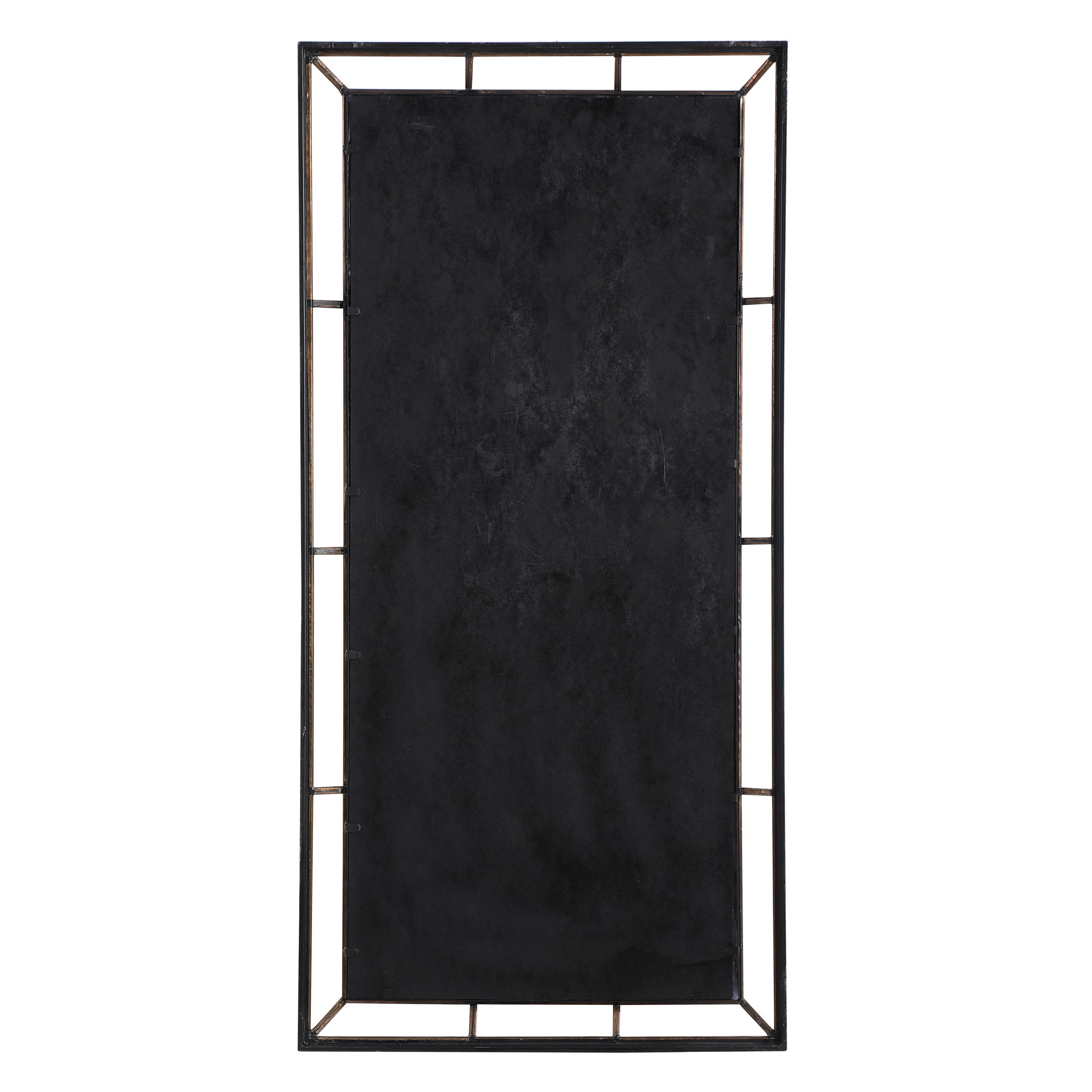 Farrow Copper Industrial Mirror, by Uttermost, 28" width x 55.9" height x 1.97" depth View 6