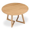 Godenza Round Dining Table Oak, by Moe's Home, 47.25" width x 29.5" height x 47.25" depth thumbnail 4