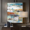 Fiesta Hand Painted Canvas, Painting by Uttermost, 37.25" width x 49" height x 1.75" depth thumbnail 2