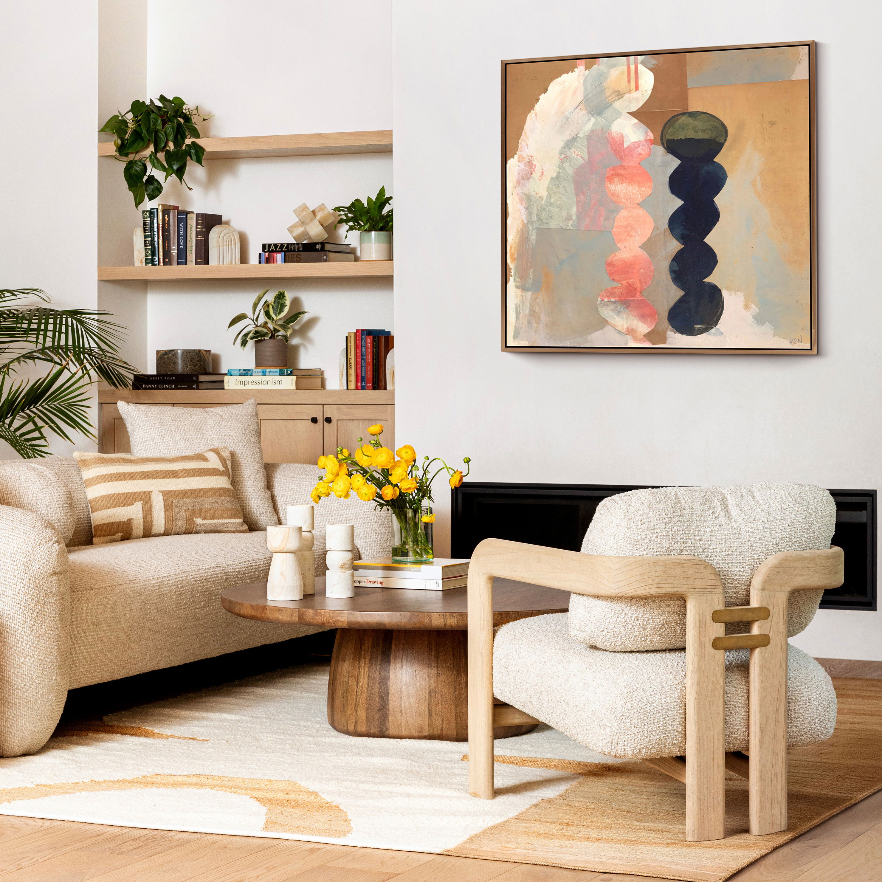 Chavez Occasional Chair Cream large image 
