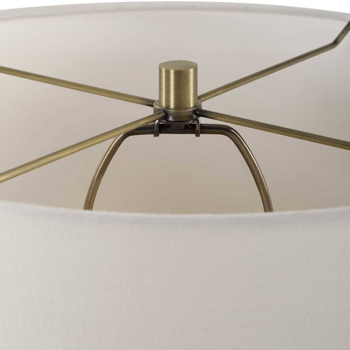 Cortado Travertine Table Lamp, by Uttermost, 15" width x 23.25" height x 15" depth View 7