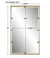 Egon Gold Wall Mirror thumbnail 2