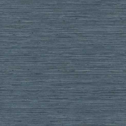 Faux Grasscloth Blue Peel & Stick Wallpaper