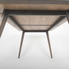 Nicholas II 72x39 Brown Solid Wood Top Metal/Wood Leg Dining Table thumbnail 11