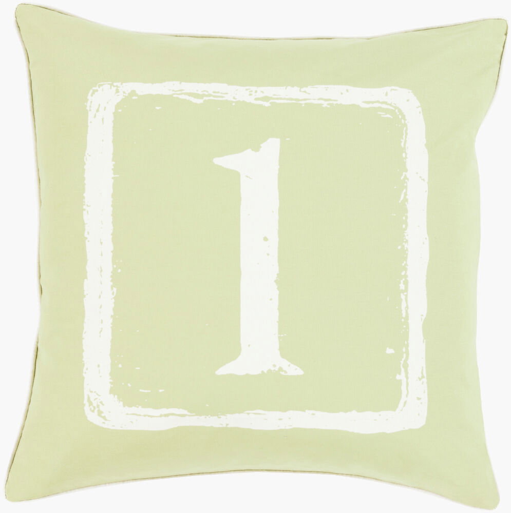 Big Kid Blocks Accent Pillow, Decorative Pillow by Surya, 18" length x 18" width
