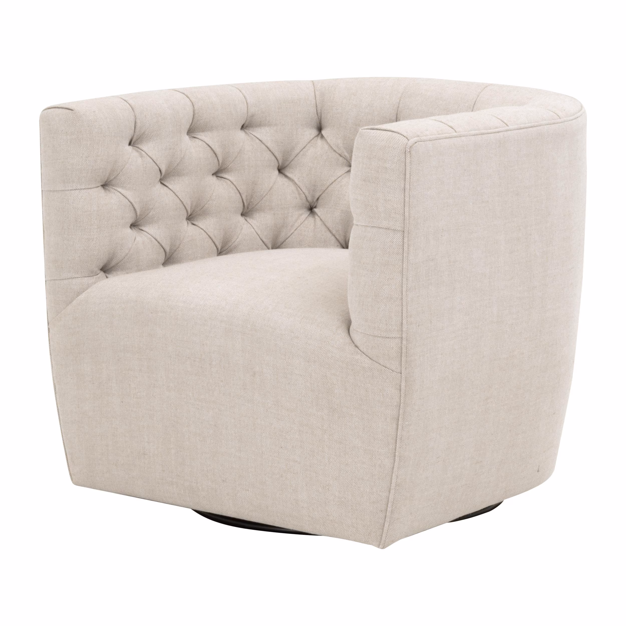 Marcel Swivel Club Chair, Accent Chair by Essentials for Living, 33" width x 29" height x 31" depth thumbnail 2