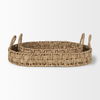Haini Set of 2 Large Basketweave Seagrass Trays with Loop Handles thumbnail 5